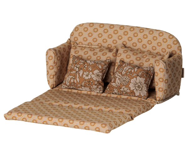 PRE-ORDER Maileg, Sofa Bed, Mouse, Large - Ocher **DUE OCT**