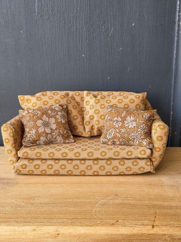 Maileg, Sofa Bed, Mouse, Large - Ocher