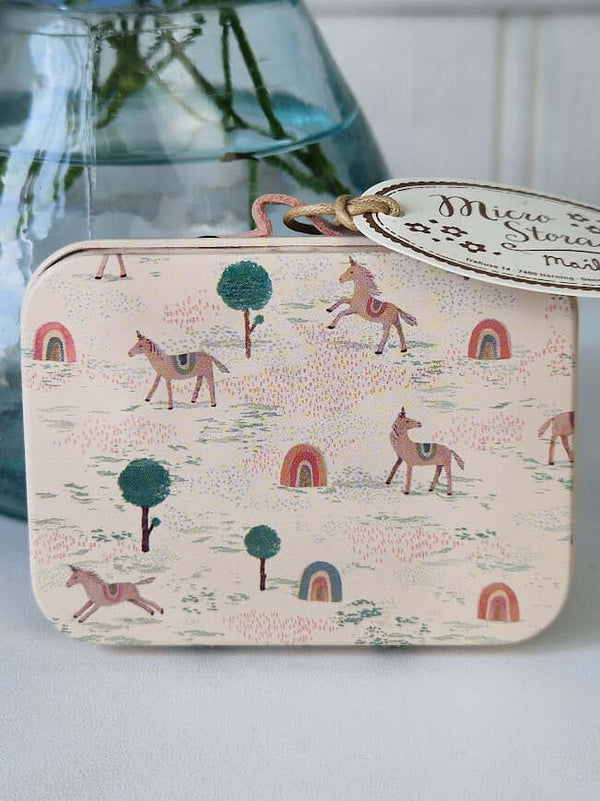 Maileg, Suitcase Micro Des licornes