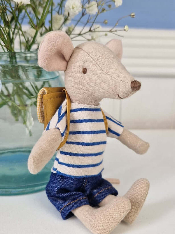 Maileg, Tricycle Mouse, Big Brother w Bag