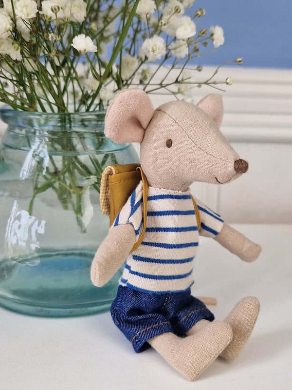 Maileg, Tricycle Mouse, Big Brother w Bag