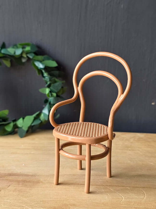 Maileg, Vintage Chair, Mouse - Dark Powder