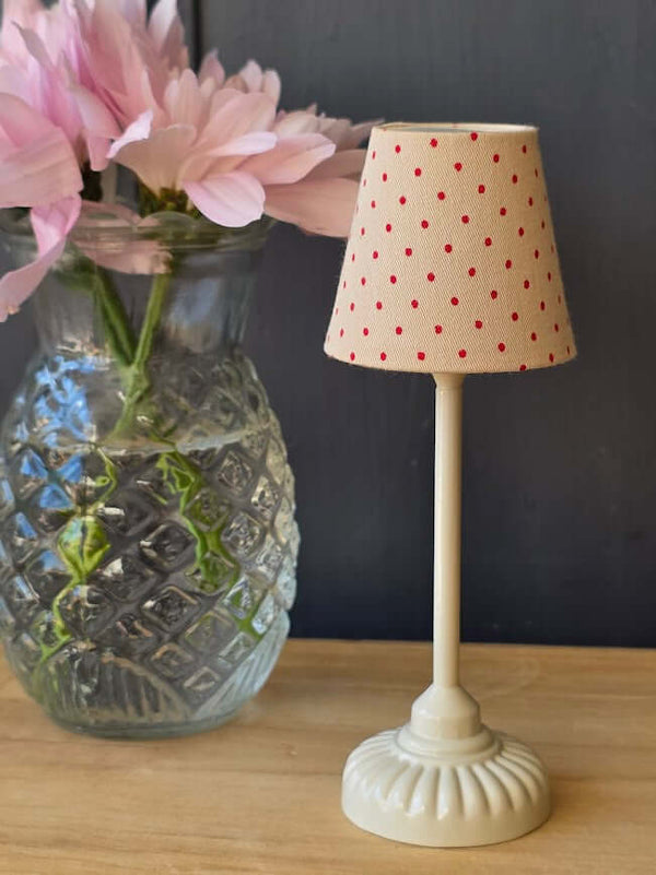 Maileg, Vintage Floor Lamp, Mouse - Sand