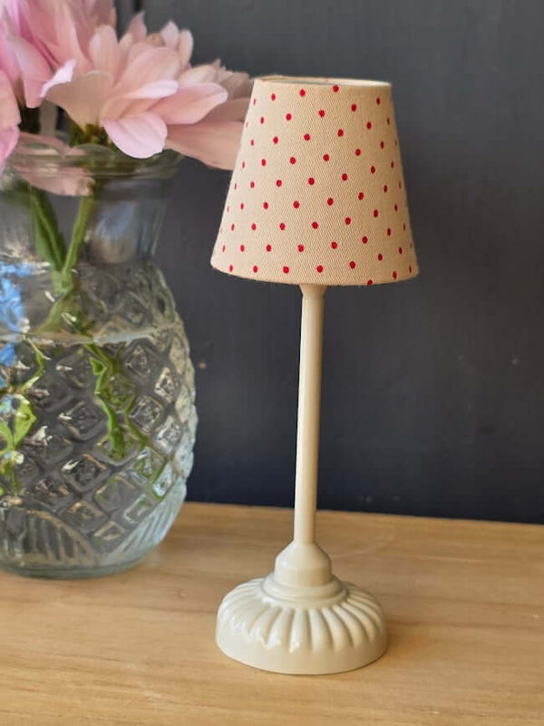 Maileg, Vintage Floor Lamp, Mouse - Sand