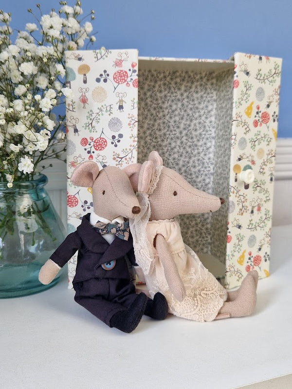 Maileg, Wedding Mice Couple in Box