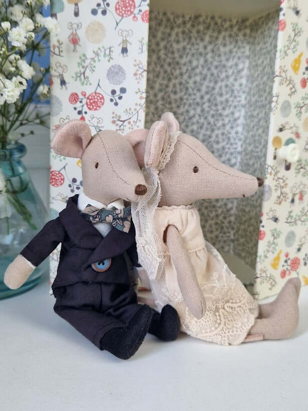Maileg, Wedding Mice Couple in Box