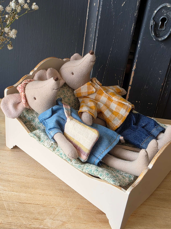 Maileg, Wooden Bed, Parent Mice