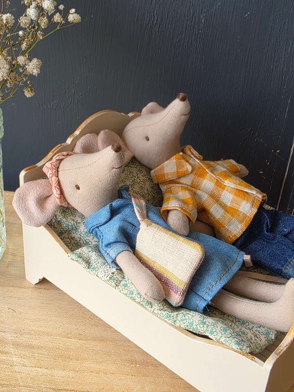 Maileg, Wooden Bed, Parent Mice