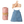 Maileg, Heidi Big Sister Hiking Mouse w Pink Sleeping Bag