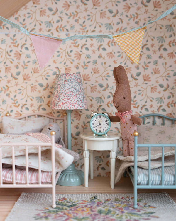 Maileg, Vintage bed, Mouse - Rose