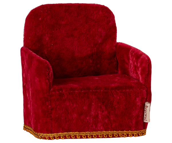 Maileg, Folding Chair, Mouse - Red