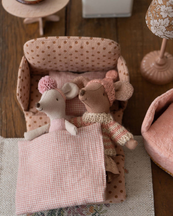 Maileg, Sofa Bed, Mouse - Dots