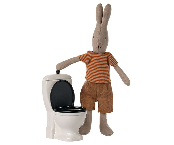 Maileg, Miniature Toilet (Teddy & Rabbit)