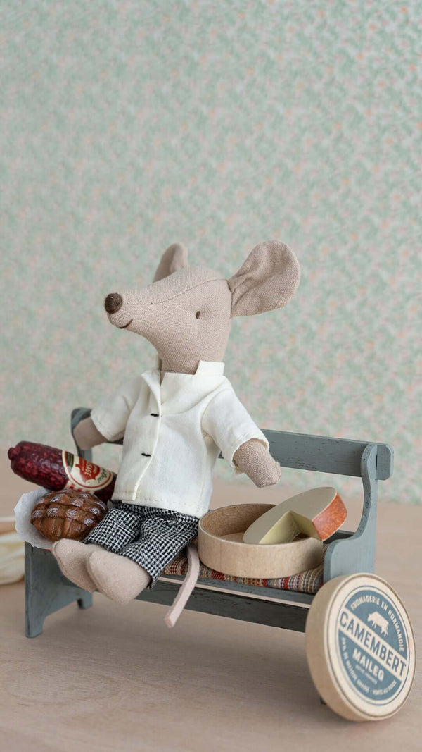 Maileg, Chef Mouse w. Soup Pot and Spoon **MOUSE of the MONTH**