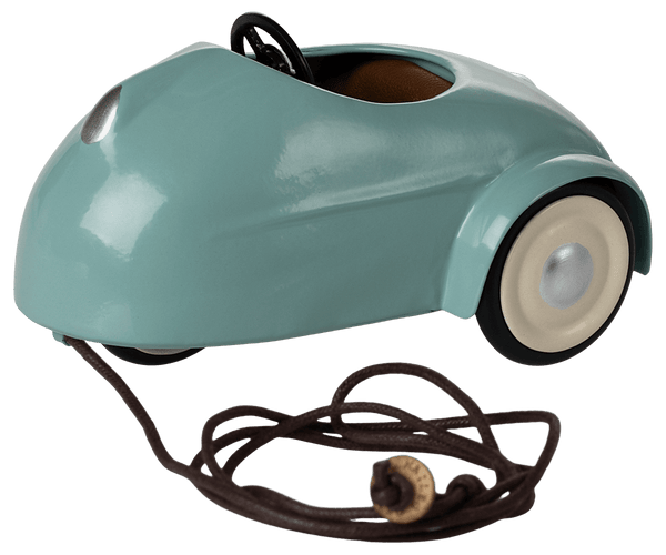 Maileg, Car Mouse - Light Blue