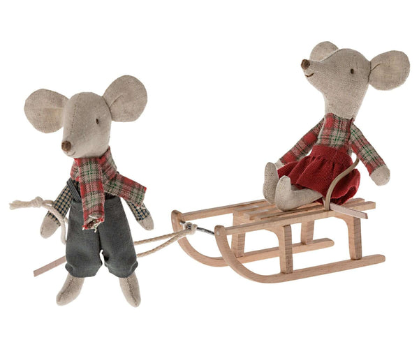 Maileg, Mouse Sled