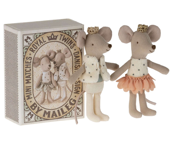 *PRE-ORDER* Maileg, Royal Twins Mice, Little Sister & Brother in Box (Due Dec)