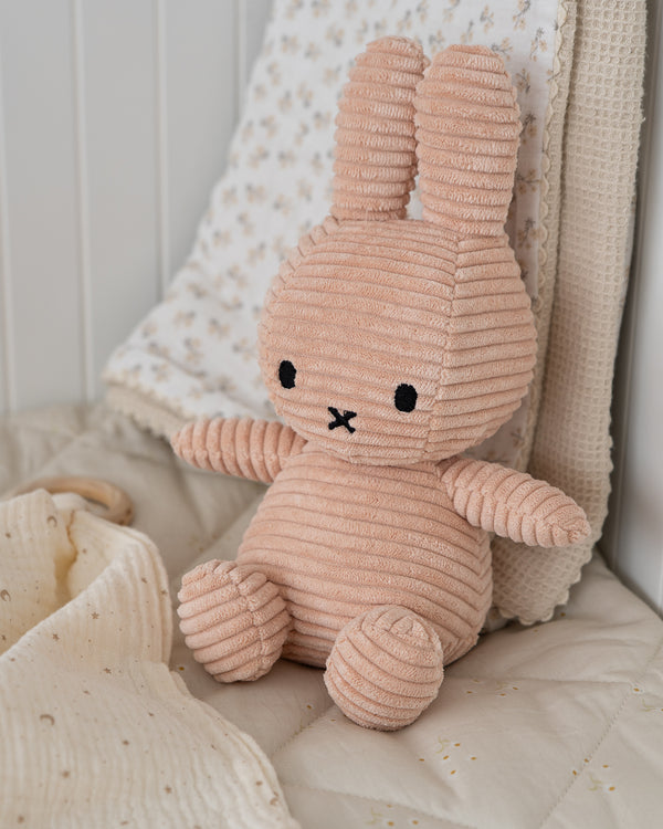 Miffy, Corduroy Misty Rose - 23 cm