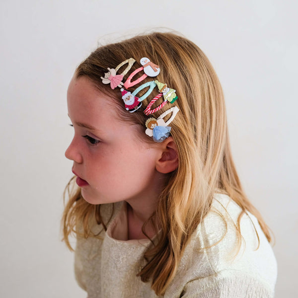 Mimi & Lula, Cute Christmas Character Mini Hair Clips