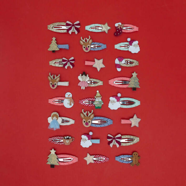 Mimi & Lula, Cute Christmas Character Mini Hair Clips
