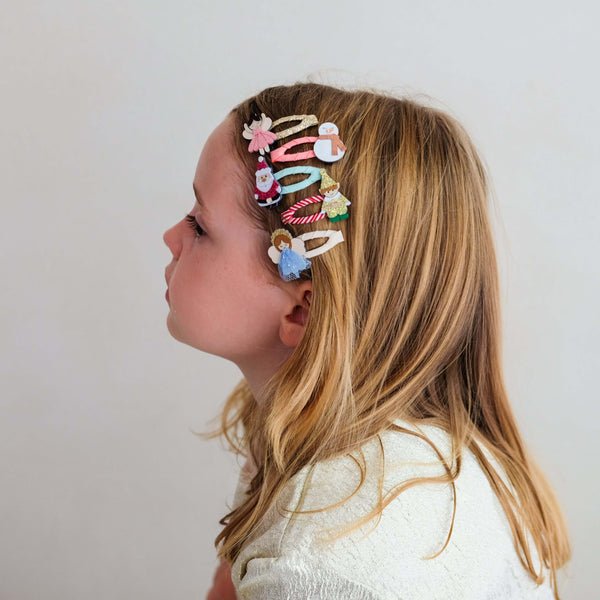 Mimi & Lula, Cute Christmas Character Mini Hair Clips