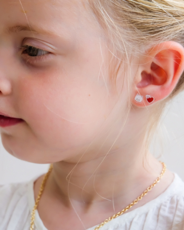 Mimi & Lula,  Kittybow Stick on Earrings