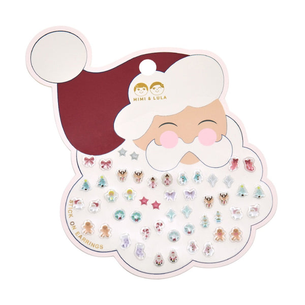 Mimi & Lula, Santa Stick on Earrings