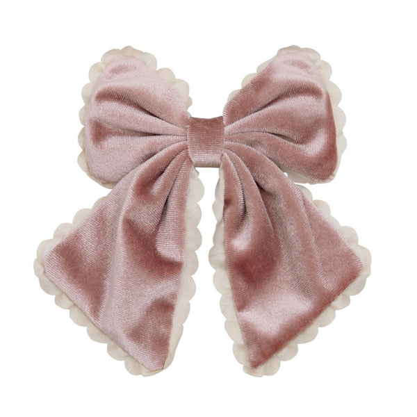 Mimi & Lula, Scalloped Edge Velvet Bow