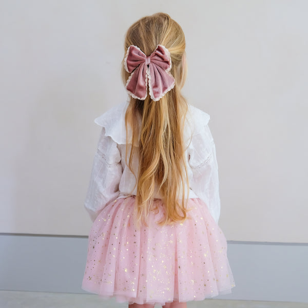 Mimi & Lula, Scalloped Edge Velvet Bow