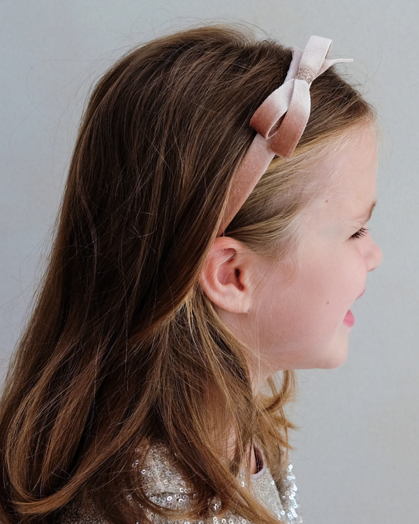 Mimi & Lula, Violet Bow Headband - Pink