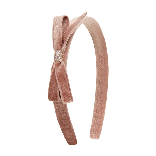 Mimi & Lula, Violet Bow Headband - Pink