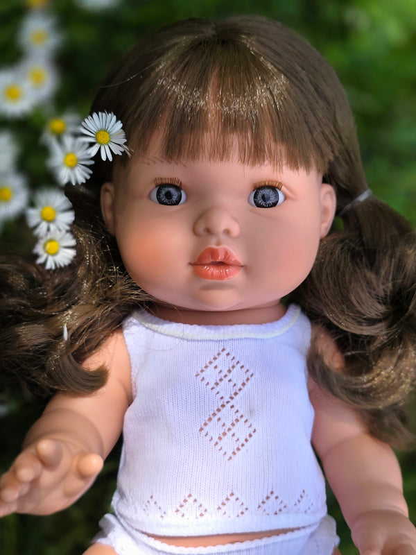 Mini Colettos, Aria (Brunette Girl Doll with Blue Eyes)