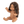 Mini Colettos, Isabel (Hispanic Girl, Brown Straight Hair and Blue Eyes) sitting doll with moveable arms.