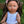 Mini Colettos, Isabel (Hispanic Girl, Brown Straight Hair and Blue Eyes)