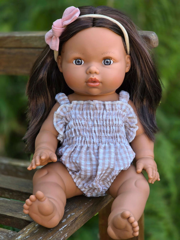Mini Colettos, Isabel (Hispanic Girl, Brown Straight Hair and Blue Eyes)