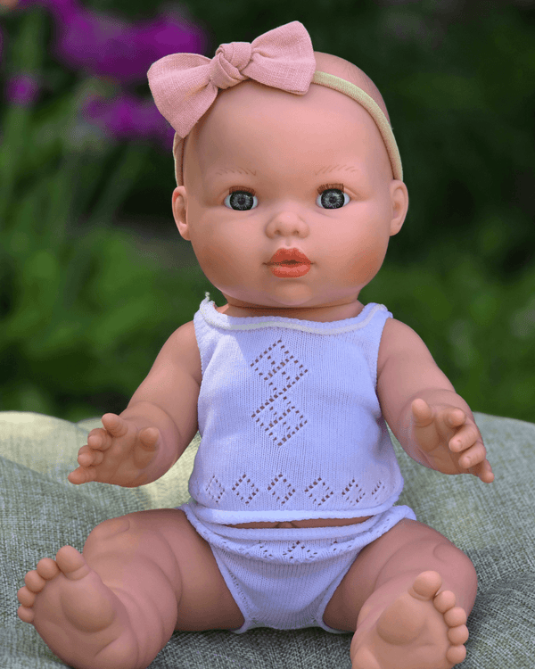 Mini Colettos, Mila (Baby Girl, without Hair and Blue Eyes)