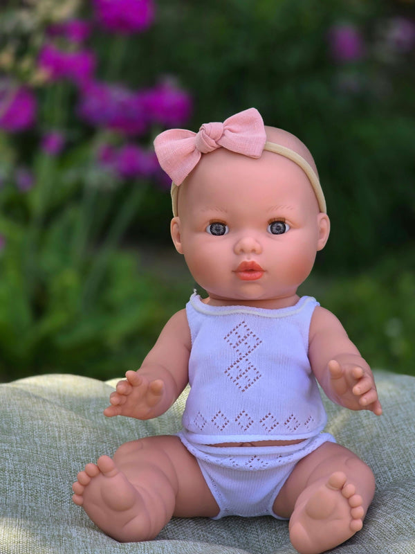 Mini Colettos, Mila (Baby Girl, without Hair and Blue Eyes)