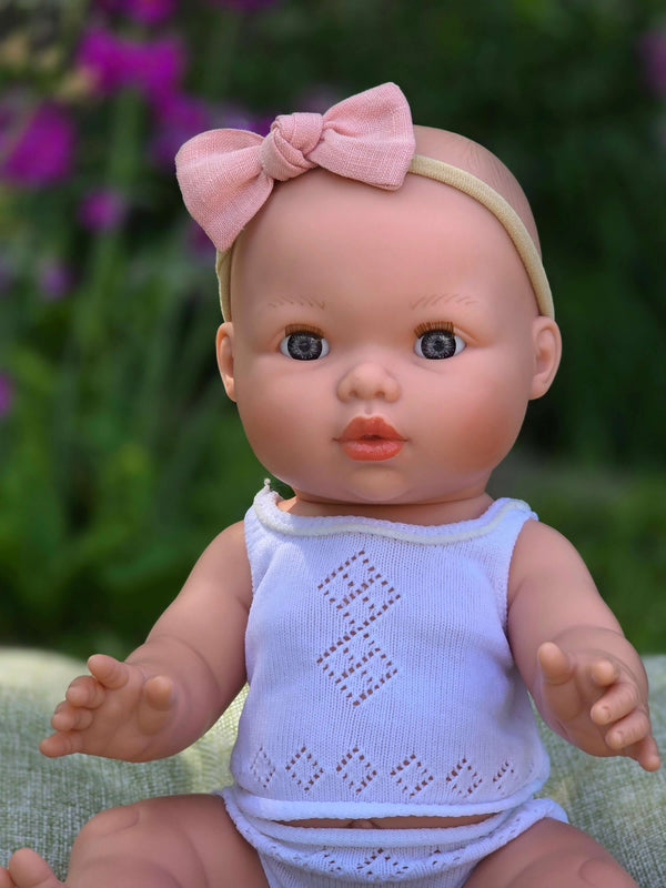 Mini Colettos, Mila (Baby Girl, without Hair and Blue Eyes)
