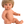 Mini Colettos, Oliver, Blonde Boy with Blue Eyes sitting doll with soft blonde hair and blue eyes.