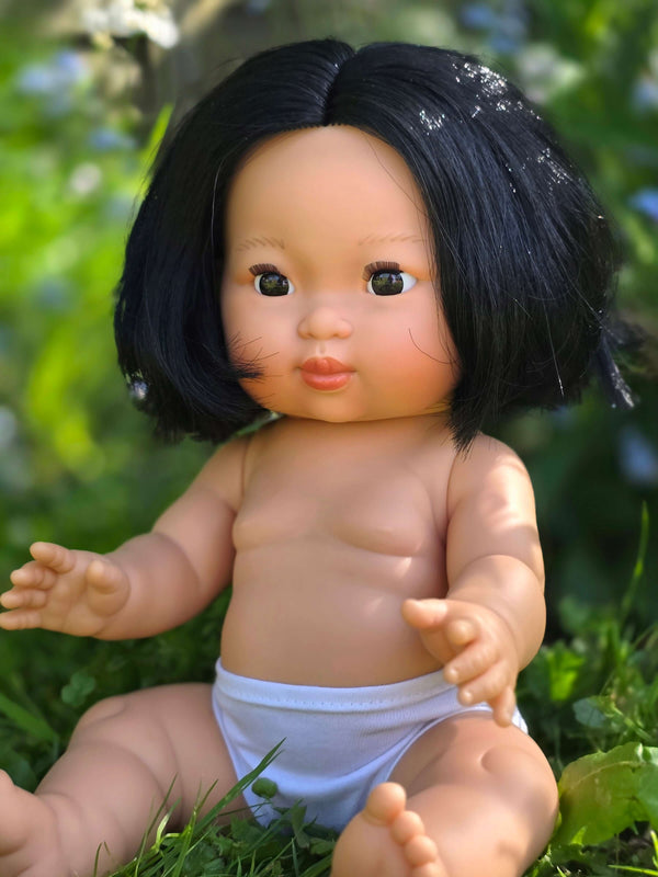 Mini Colettos, Oshin (Asian Girl Doll with Dark Eyes)