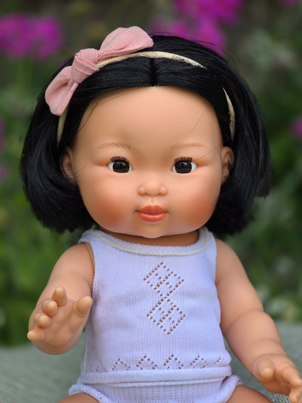 Mini Colettos, Oshin (Asian Girl Doll with Dark Eyes)