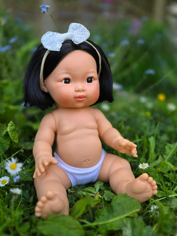Mini Colettos, Oshin (Asian Girl Doll with Dark Eyes)