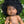 Mini Colettos, Sarah (African Girl with Brown Eyes & Curly Hair)