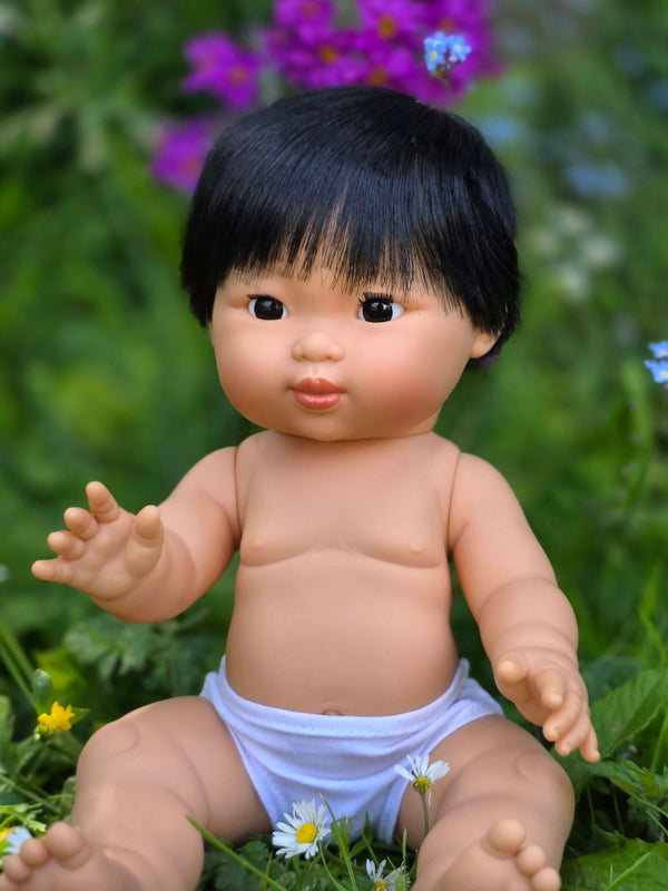 Mini Colettos, Taro (Asian Boy Doll with Dark Eyes)