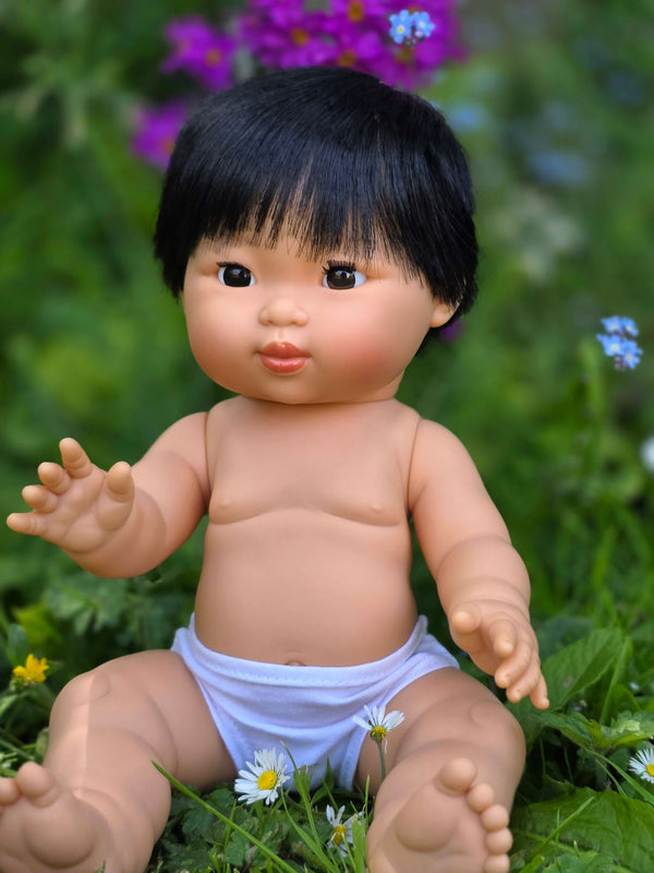 Mini Colettos, Taro (Asian Boy Doll with Dark Eyes)