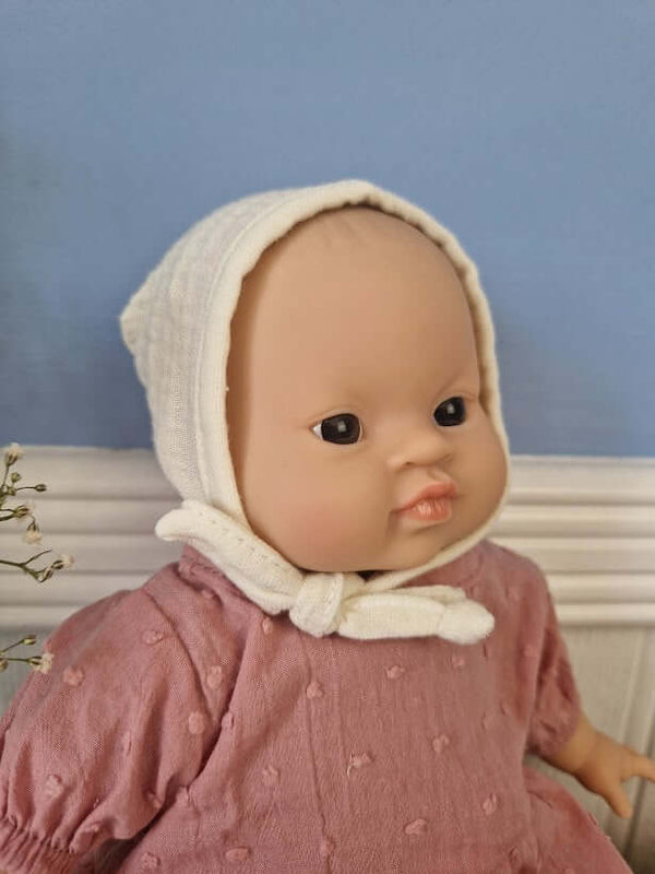 Minikane Baby, Bonnet (Off-White)