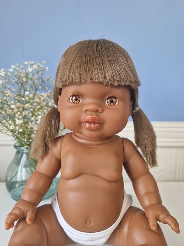 Minikane, Baby Doll Salome (Brown eyes) **Does NOT Come w Underwear**