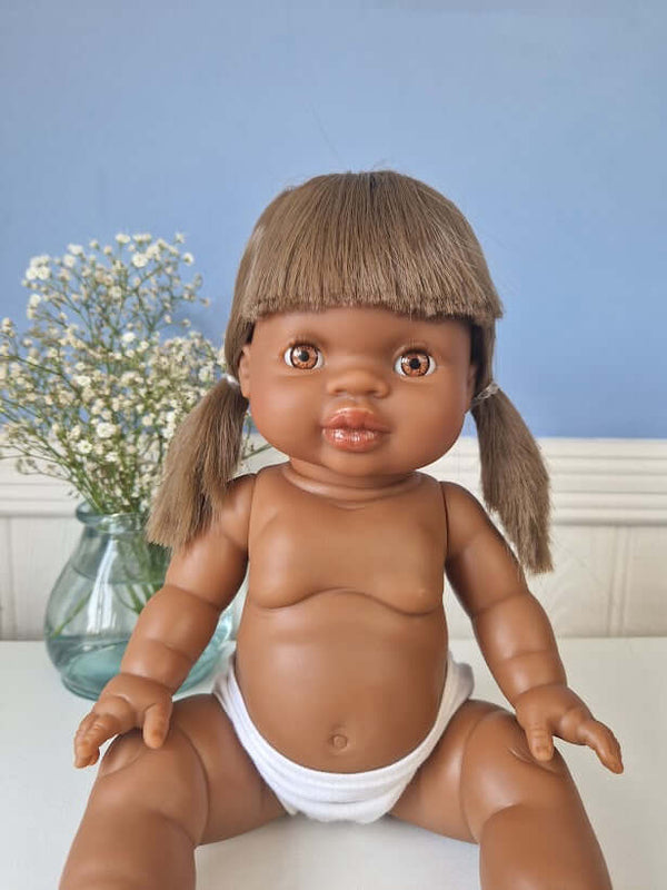 Minikane, Baby Doll Salome (Brown eyes) **Does NOT Come w Underwear**