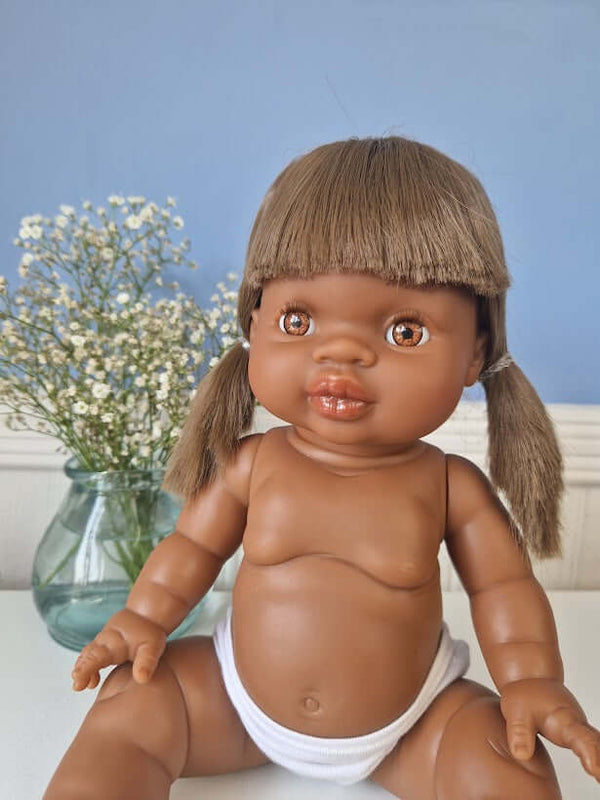 Minikane, Baby Doll Salome (Brown eyes) **Does NOT Come w Underwear**