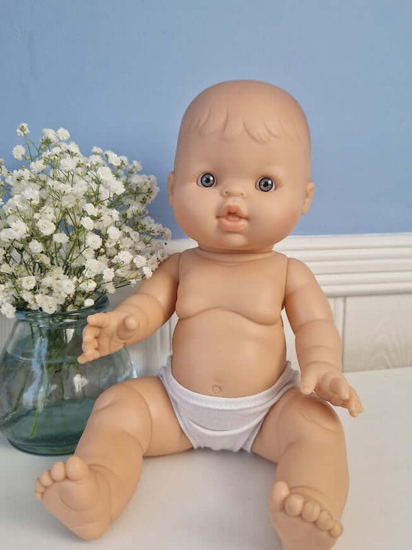 Minikane, Baby Girl Olive (blue eyes) **Does NOT Come w Underwear**